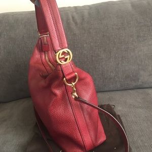 SOLD‼️Gucci Miss GG Leather Hobo